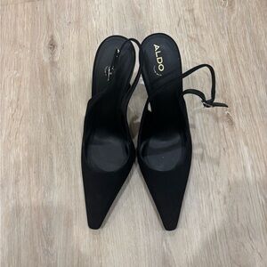 ALDO Black Pointed Toe Heels